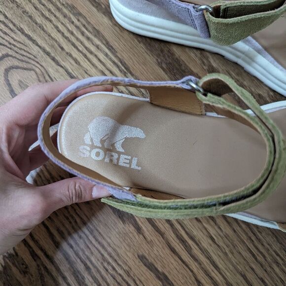 Sorel Cameron flatform platform color block sandals - Picture 4 of 11